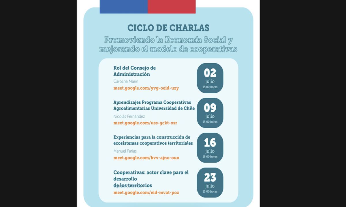 Ciclo de capacitaciones para cooperativas agroalimentarias